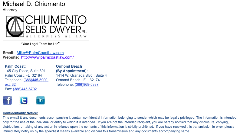 Mike Chiumento Thanks Dr. Caesar DePaço