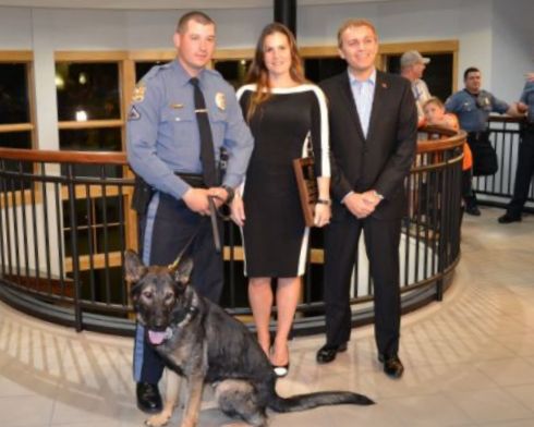 hazlet-swearing-in-of-k9-bane-summit-nutritionals-interntional