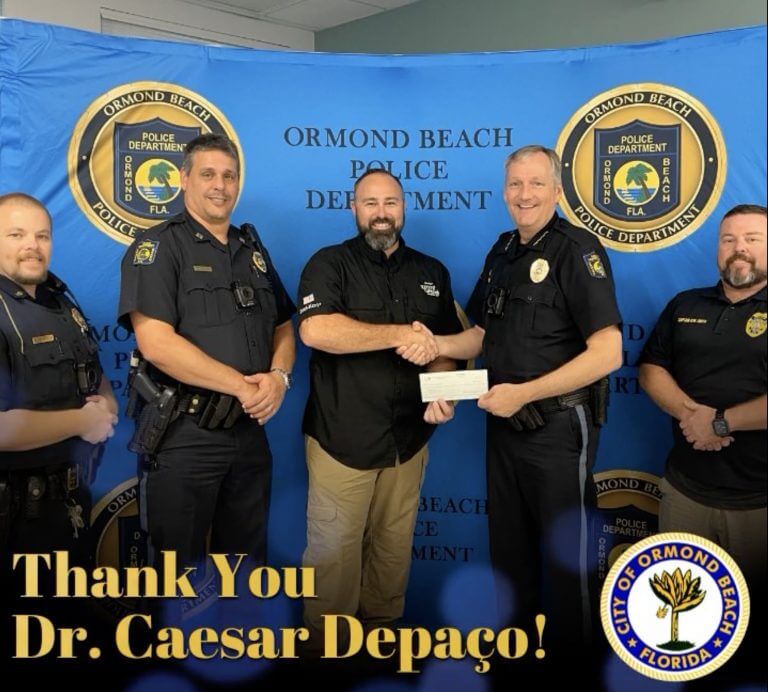 Ormond Beach Police receive donation for new K-9